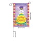 thumbnail image 3 of Bandera de lino estampada para decoración de jardines, diseño de huevos de Pascua, conejos, patios y disfraces., 3 of 6