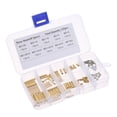 thumbnail image 1 of Spacing /M2 Screw Cylindrical Brass Threaded Pillar PCB Hex Standoff Spacer Male to Female DIY Set Stainless Steel Nut Assortment Mounting Hardware Kit, 1 of 7