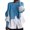 Blue, variant on LUOGENLI Women's Sweaters Long Cardigan Women's Pullover Sweater Winter Knitted Top Casual Long Sleeve Two Piece Layered Turtleneck Soft Comfortable Fashion Dark Green Size L