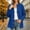 #7Dark Blue, variant on Acaics Women Oversized Stand Collar Fleece Coat, Long Sleeve Raglan Sleeve Snap Button Casual Outer Jacket with Side Pockets
