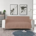 thumbnail image 4 of COFEST Reversible Couch Cover for Cushion Couch Sofa Cover for Dogs Water Resistants Furniture Protector Cover with Foam Sticks Elastic Straps for Pet Cats Khaki, 4 of 6
