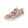 thumbnail image 1 of Blowfish Women's Play Off White Flowerfest Print Canvas Ankle-High Fashion Sneaker - 9M, 1 of 3