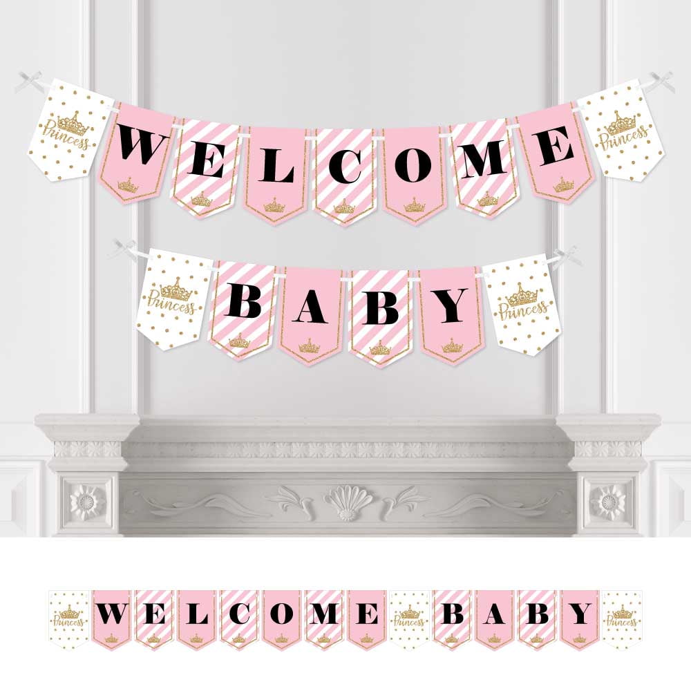 x2 Its A Girl Banner Celebration Homecoming Boy Girl Baby Welcome Newborn 7 