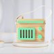 thumbnail image 1 of Bonito juguete para bebé, Mini Radio de madera, juguete para niños, aprendizaje educativo, juego de rol, decoración para habitación de niños, regalo de Navidad para niños y niñas verde Hugo Mini juguetes de radio, 1 of 9