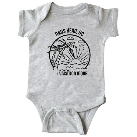

Inktastic Summer Vacation Mode Nags Head North Carolina Gift Baby Boy or Baby Girl Bodysuit