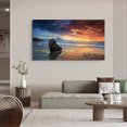 thumbnail image 3 of Ocean Wall Art Beach Wall Art Ocean Rock Canvas art Framed wall art Painting For Livingroom Decor Office Bedroom Decoration, 3 of 7
