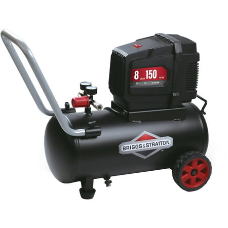 Briggs & Stratton 8 Gallon Hotdog Oil-free Air (Best Air Compressor For Blowing Out Sprinkler System)
