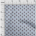 thumbnail image 1 of oneOone Viscose Chiffon Fabric Leaves & Floral Block Printed Fabric 1 Yard 42 Inch Wide, 1 of 4