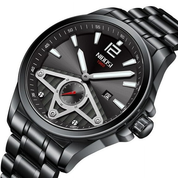 Nibosi 2022 Top Brand Luxury Fashion Mens Watches Waterproof Date Clock Gold Watch For Men Quartz Wristwatch Relogio Masculino - Quartz Wristwatches