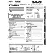 New Magnavox DV200MW8 DVD/VCR Combo Player