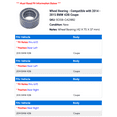 thumbnail image 2 of Wheel Bearing - Compatible with 2014 - 2015 BMW 428i Coupe, 2 of 2