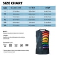 thumbnail image 6 of Uemuo Rainbow Sausages On Dark Slate Pattern Men's Sleeveless T-Shirt,Muscle Athletic Tank Top, Moisture-wicking Quick-dry Breathable Classic Tee Top for Gym Run Outdoor Sports-Large, 6 of 8