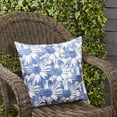 thumbnail image 3 of Fresh Floral Outdoor Poly Filled Throw Pillow, 3 of 3