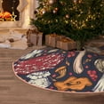 thumbnail image 5 of Sikiie Forest Wild Mushroom Nativity Christmas Tree Skirt, Jesus Christian Winter Holiday Tree Mat Decoration(30-48IN), 5 of 6