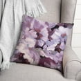 thumbnail image 3 of Creative Products Soft Floral Abstract Lilac 16 x 16 Spun Poly Pillow, 3 of 3