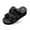 Black, variant on Flip Flops for Women Cross Strap Sequin Thong Design Wedge Sole Sparkly Breathable Comfort Summer Footwear For Daily Shopping Beach Party Vacation Black Size 7