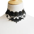 thumbnail image 2 of Collar gótico de Halloween jinwen con Colgante de Encaje de Flores de Lolita, 2 of 8