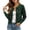 Green, variant on Womens Cardigan Cozy Crew Neck Long Sleeve Leopard Print Button Down Loose Knit Sweater For Fall Baggy Wear