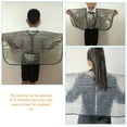 thumbnail image 4 of 2Pcs Haircut Neck Wraps for Neck Protector for Haircut Light Grey 31.5x30in Anti-static and Waterproof, 4 of 5