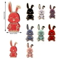 thumbnail image 3 of maskred Fingers Ring Phone Holder Rabbit Cellphone Bracket Collapsible Stand Buckle Adhesive Rod Support Decor Home Ornament Purple, 3 of 6