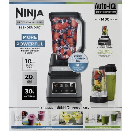  Ninja  BN751  Professional Plus Blender DUO with Auto iQ 