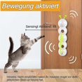 thumbnail image 3 of Interactive Caterpillars Cat Toy Suction Cup Wiggles Worm Cat Toy for for Indoor Cats Self-playing Home-Good, 3 of 5