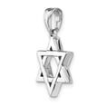thumbnail image 5 of FB Jewels 14K White Gold 3D Jewish Star Of David Pendant, 5 of 5