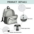 thumbnail image 2 of Colorful Students Backpack with Playful Cartoon Characters - Kawaii Style, Durable Oxford Fabric for and, 2 of 6