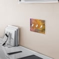 thumbnail image 6 of Dailycode Light Switch Plate Covers 2 Gang Wall Plate Plastics Outlet Covers for Kitchen Home Office Decor Golden Tree with Leaves Falling, 6 of 8