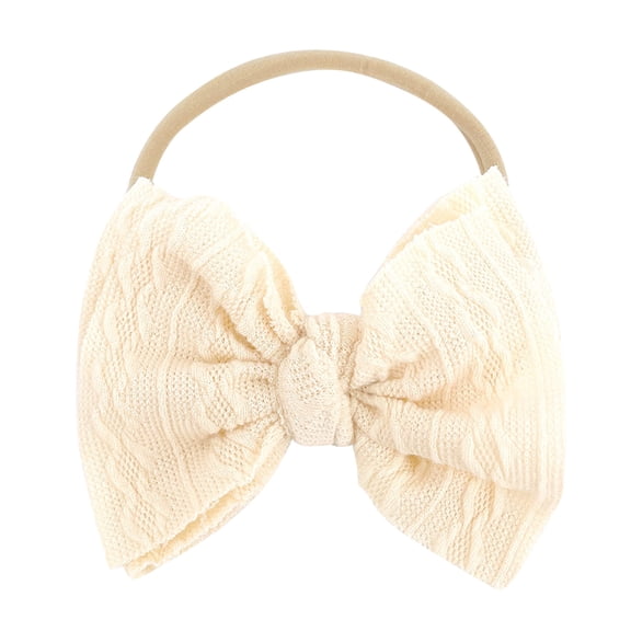Angala Toddler Baby Boys Girls Stretch Solid Bow Hairband Headwear Headband Cozy Cute Practical One Size