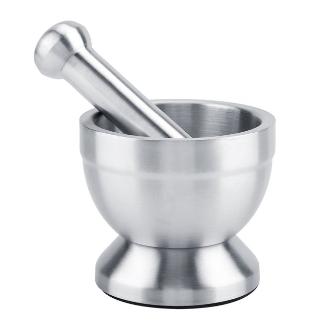 Garlic Grinder, Anti-Rust Mortar Pestle Set, Manual Operation For Grinding Herbs Grinding Garlic