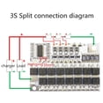 thumbnail image 1 of 3S BMS 12V 100A Module de Charge Équilibré Li-Ion LMO Lithium Protection de Batterie Carte de Circuit Imprimée Li-Polymère, 1 of 5