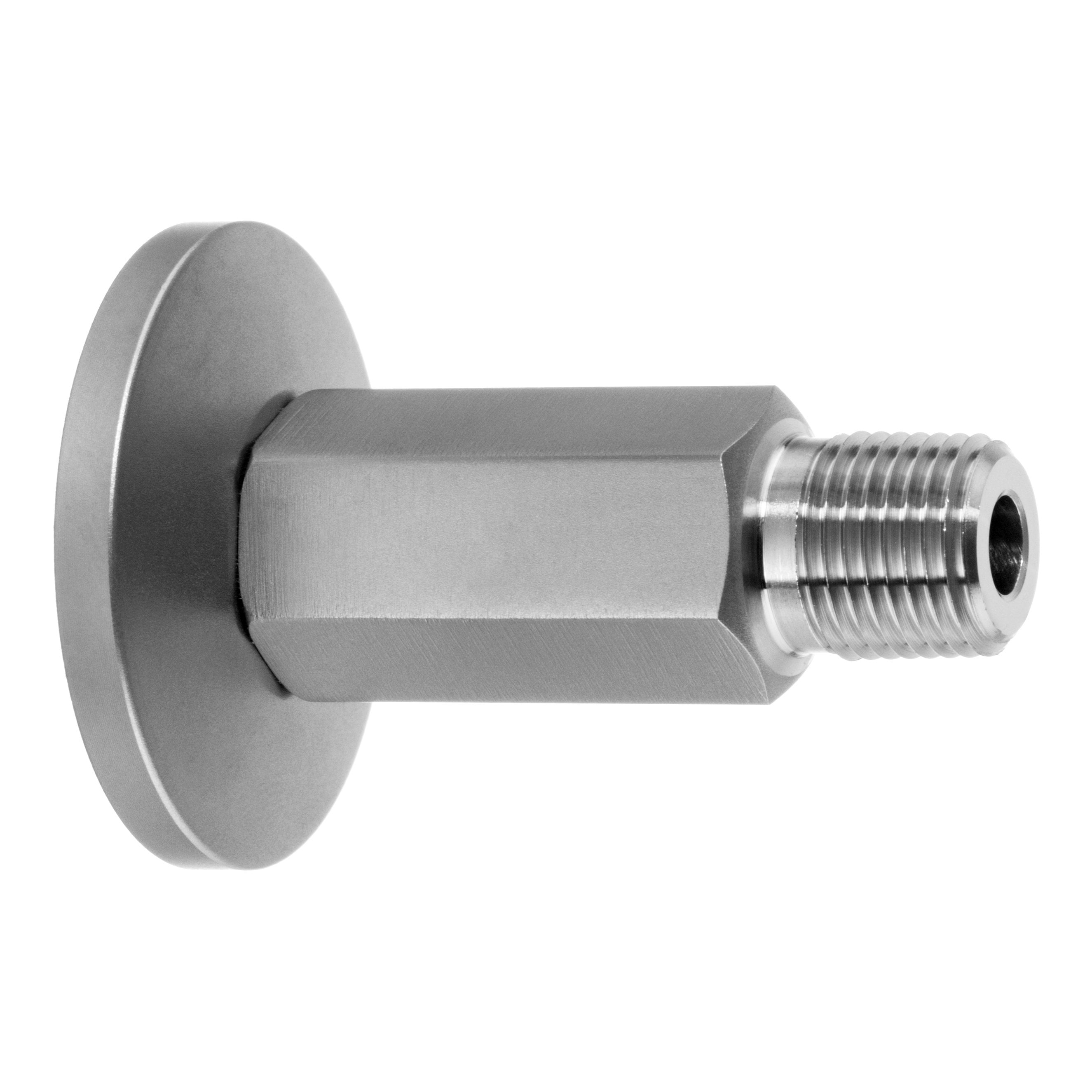 Vacuum Fitting Straight Adapter 1" Tube x 1/4" NPT Male Thread