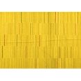 thumbnail image 1 of Ahgly Company Machine Washable Indoor Rectangle Abstract Yellow Contemporary Area Rugs, 4' x 6', 1 of 4