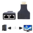 thumbnail image 1 of Daisyyozoid Gros HDMI sur RJ45 CAT5e CAT6 UTP LAN Ethernet Balun Extender Répéteur - 1080p3D HD, 1 of 4
