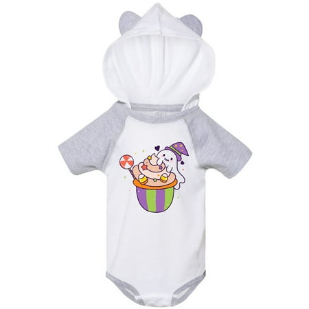 

Inktastic Ghost Cupcake Gift Baby Boy or Baby Girl Bodysuit