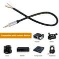 thumbnail image 4 of 3.5mm Male Jacks to Bare Wire Cable 1/8in TRRS 4Pole Plugs to Bare Wire Open End Cable for Earphone Microphones Repair, 4 of 7
