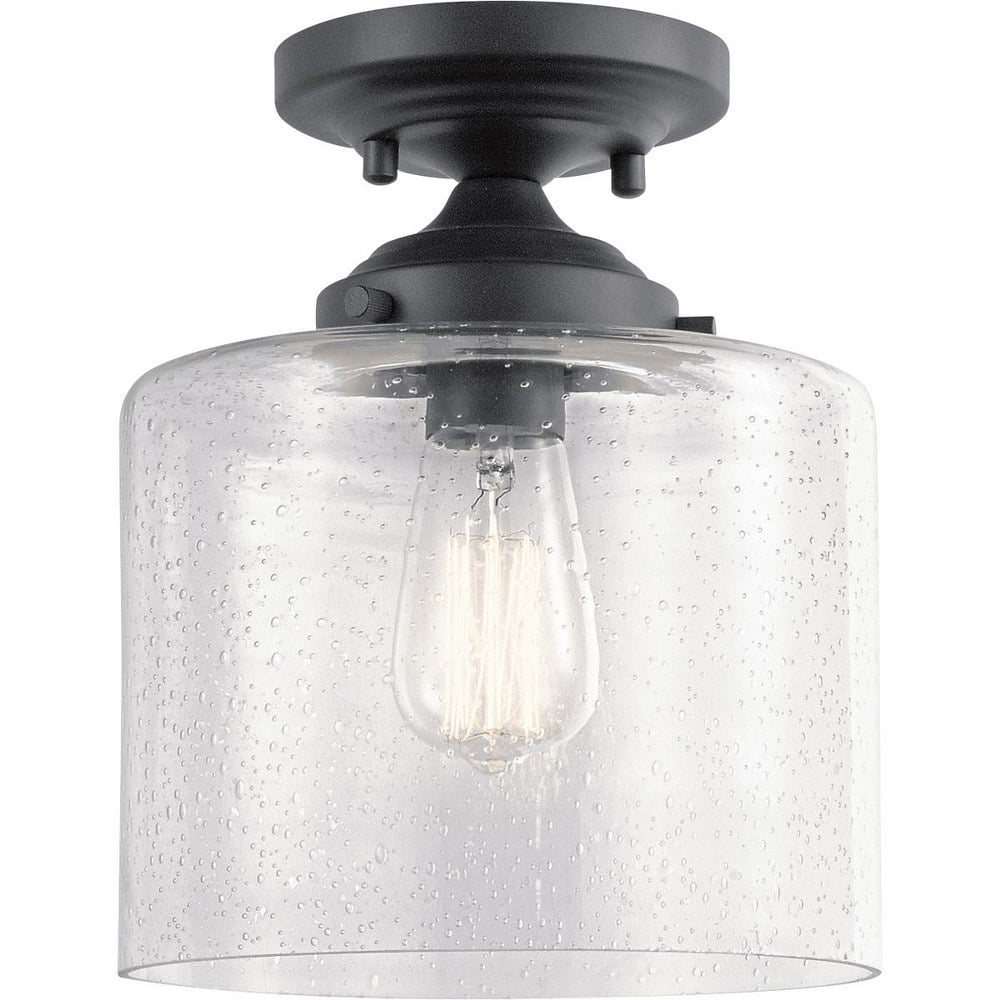 44033BKKichler LightingWinslow One Light SemiFlush Mount Black