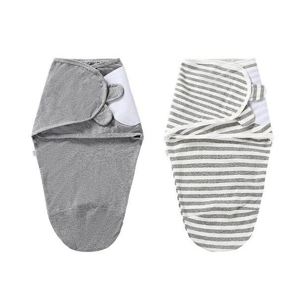 Mantas 2 uds. Manta envolvente para bebé recién nacido, manta de muselina transpirable para bebé, manta de recepción agradable para la piel para bebés de 0 a 3 meses, talla S Abody Mantas