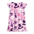 thumbnail image 6 of Leey-World Halloween Pjs Toddler Girls Nightgowns Toddler Princess Soft Halloween Print Pajamas Sleep Dress for Kids, 6 of 7