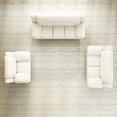 thumbnail image 3 of Uspridefurniture Sanuel Faux Leather 3Pcs living room sets,White, 3 of 7