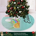 thumbnail image 6 of FMSHPON Easter Xmas Christmas Tree Skirt Stand Mat for Holiday Party Decoration Indoor Outdoor 48 inches, 6 of 6