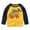Yellow, variant on NOEGOEU Boys Long Sleeve Shirts Crewneck Graphic Tees Soft Breathable Cotton Tops Toddler Clothes (Red,5-6 Years)