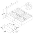 thumbnail image 3 of Lit rembourré Novogratz Kelly avec espace de rangement, 3 of 9