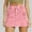 Pink, variant on Women's Y2K Denim Skirt Elegant Mini Wash Jean Skirt Low Rise Mini Jean Skirt Stretchy Cargo Skirt