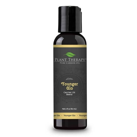 Plant Therapy Younger Glo Carrier Oil Blend 2 oz Base Oil for Aromatherapy, Essential Oil or Massage