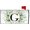Spring Monogram G Mailbox Cover, variant on Spring Eucalyptus Leaves Monogram Letter H Mailbox Cover Magnetic 25.5x21 Inch, Family Last Name Initial Post Letter Box Covers, Spring Summer Seasonal Outdoor Yard Garden Oversized Mailbox Decor
