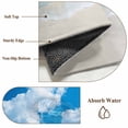 thumbnail image 5 of Ocean Beach Front Door Rugs 2x3 ft Summer Nature Sea Sky Cloud Scenery Small Rug for Entryway Non Slip Washable Bathroom Door Mat Absorbent Floor Mat for Indoor Entrance, 5 of 9