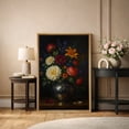thumbnail image 2 of Framed Canvas Print Still Life Flower Wall Art Vintage Botanical Decorative for Living Room Bedroom - 16"x24" NATURAL, 2 of 8