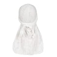 thumbnail image 2 of Tweang Fashion Durag with Long Tail and Wide Straps for Men's Bandana Doo rag Cap Headwraps White One Size, 2 of 6